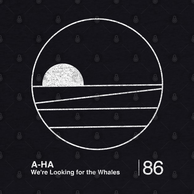 A-Ha / Minimalist Graphic Fan Artwork Design by saudade